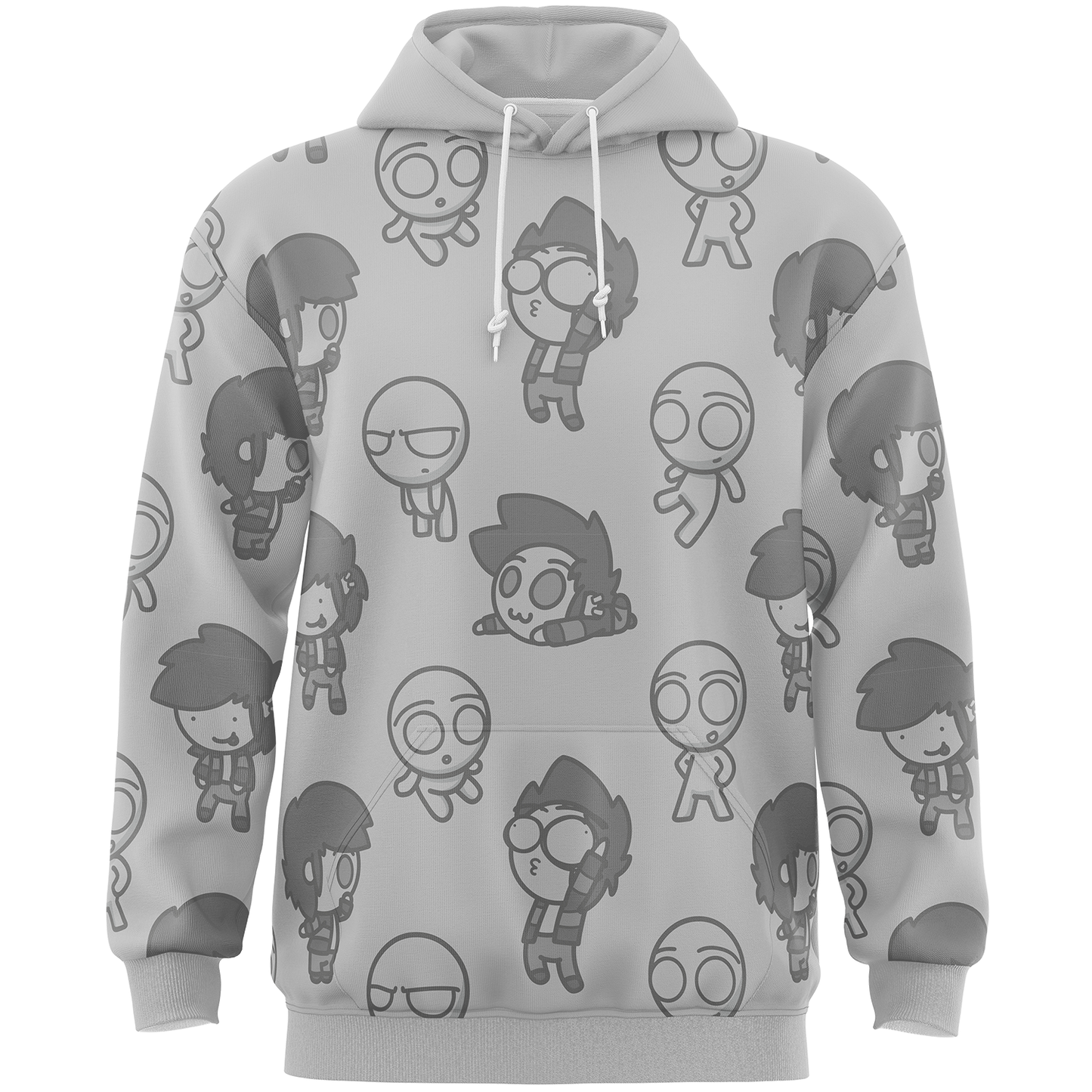 Sudadera Chibi Gris
