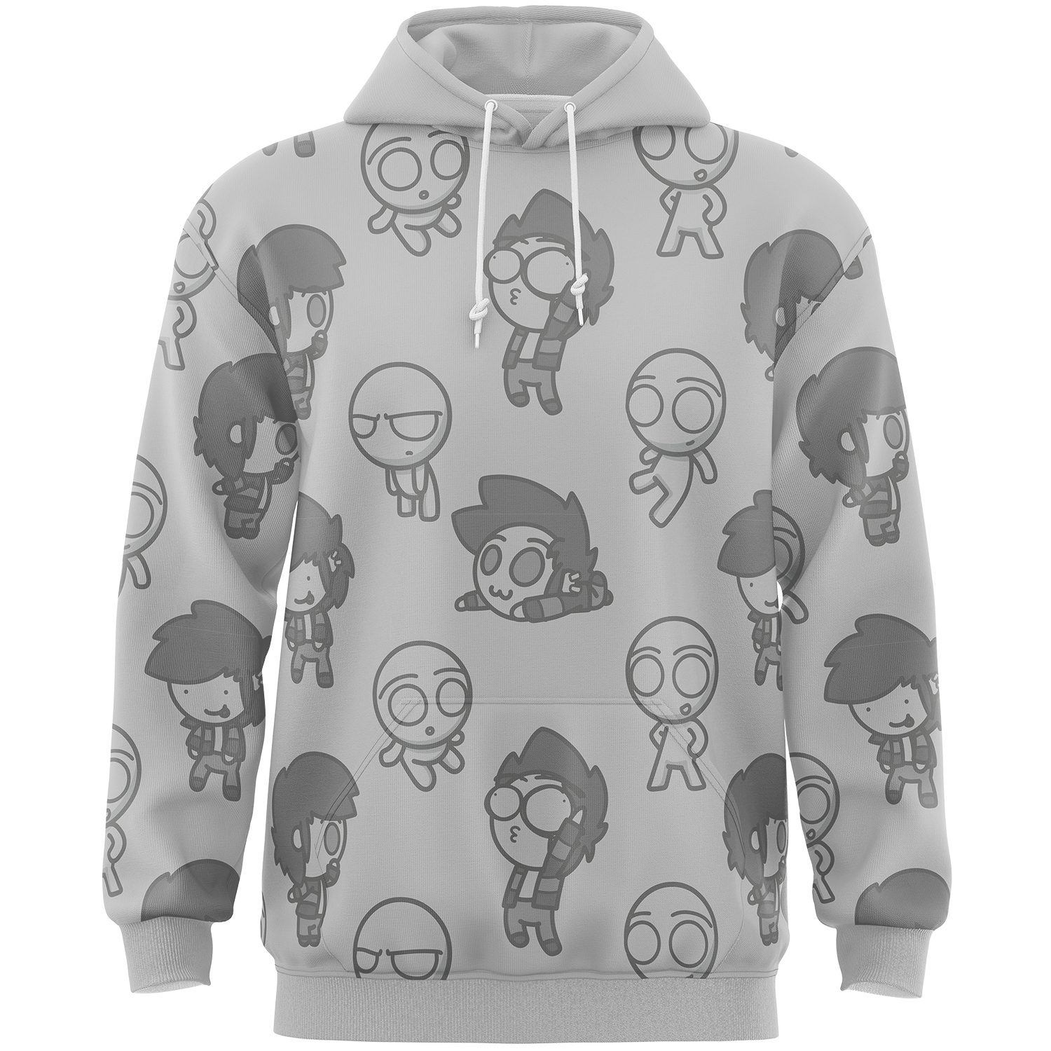 Sudadera Chibi Gris