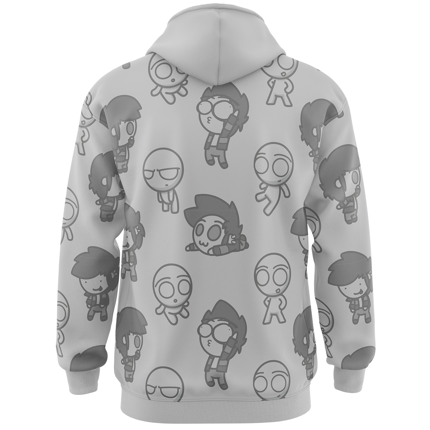 Sudadera Chibi Gris