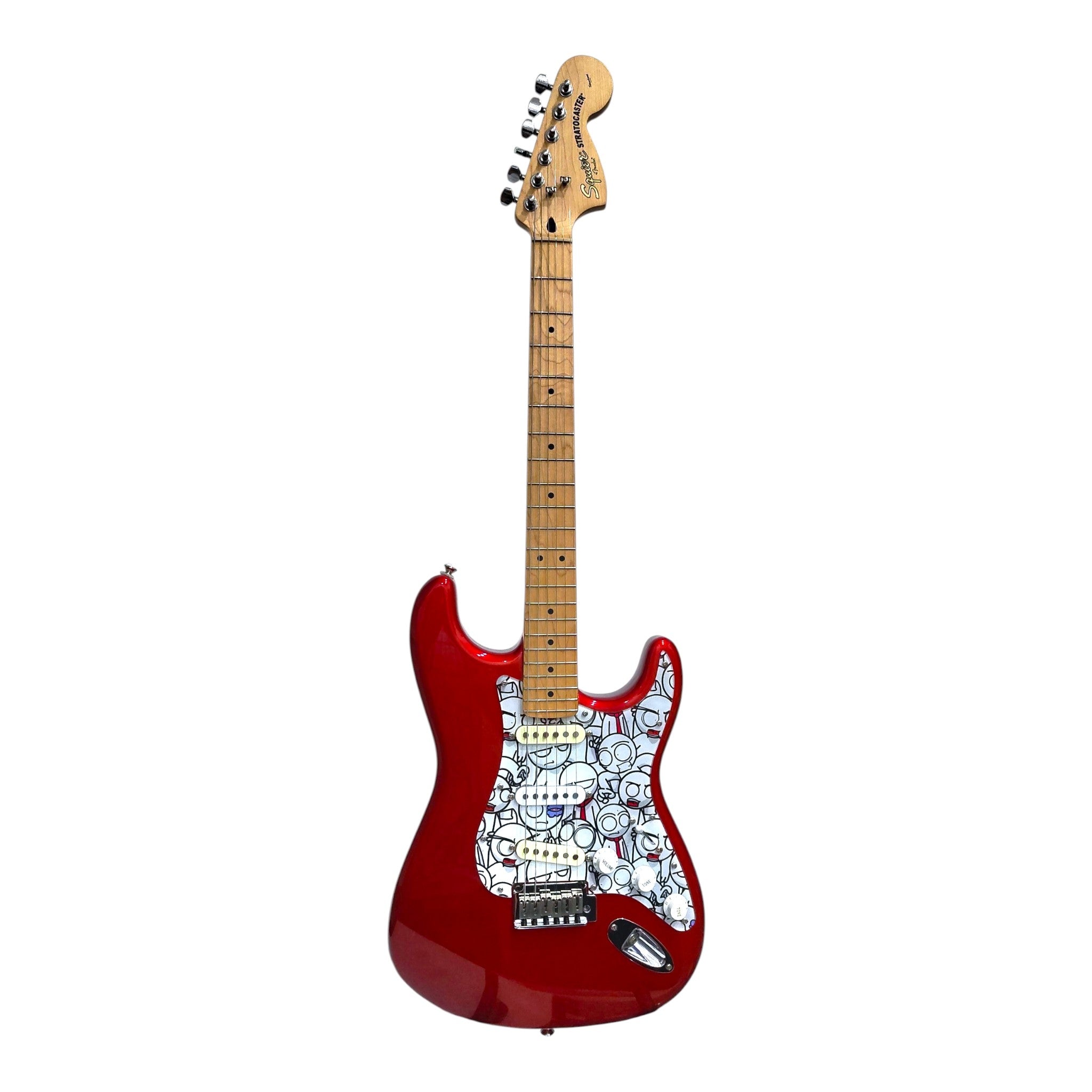 #1 Squier Standard Stratocaster 2013 - Rojo Mecoboy