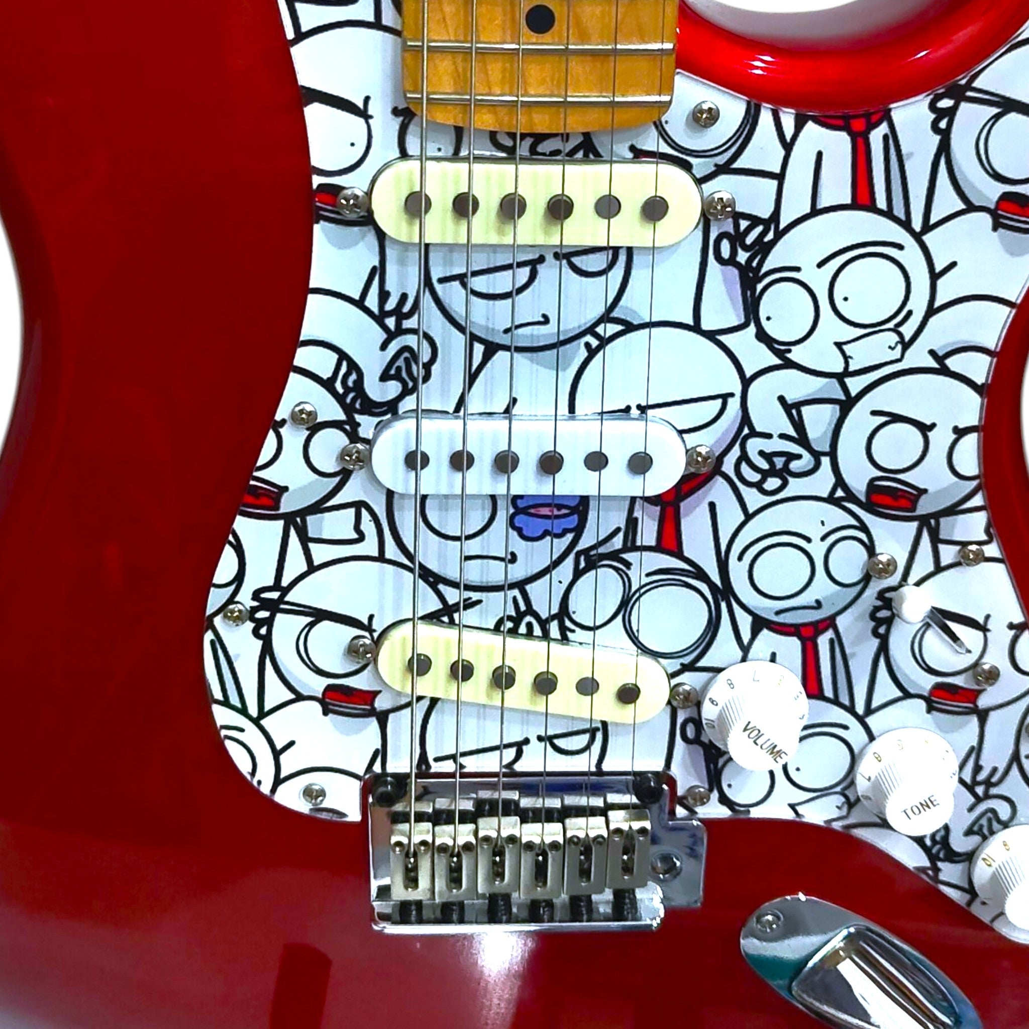 #1 Squier Standard Stratocaster 2013 - Rojo Mecoboy